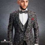 57CSF-costum-ceremonie-barbati-mire-ginere-brocart-floral-gri-negru-narman-1