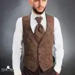 67CTM-costum-elegant-barbati-maro-tunica-brocart-floral-narman-4