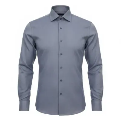 Camasa Casual, Slim Fit, Bumbac 100%,  Culoare Albastru, CAM11