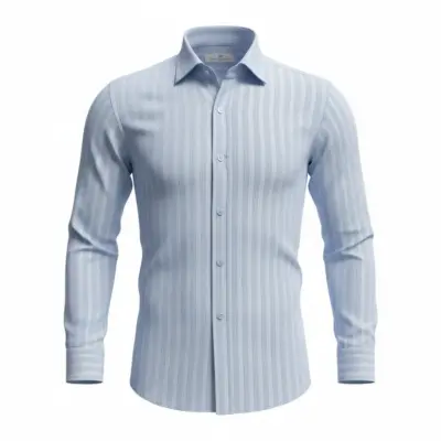 Cămașă Bleu Ciel Premium din Bumbac  – Slim Fit- CLS24
