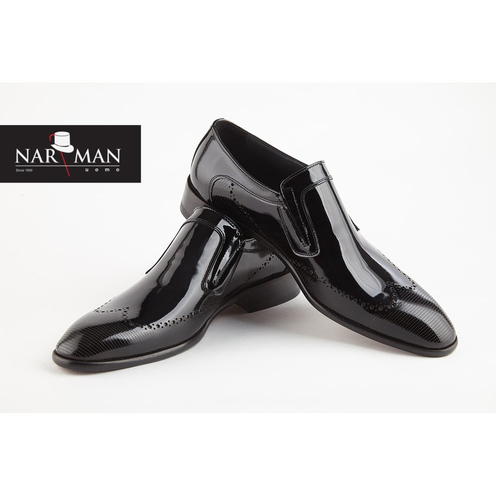 Pantofi negri, de fara siret | Costume-Narman