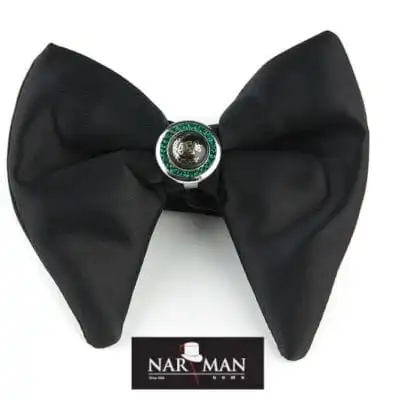 Papion negru tip fluture 2