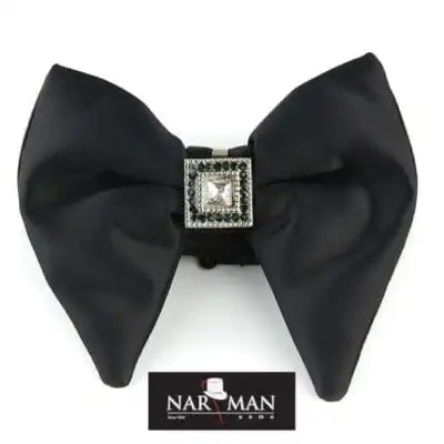Papion negru tip fluture 3