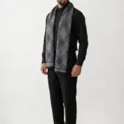 fular-elegant-barbati-cu-doua-fete-albastru-si-gri