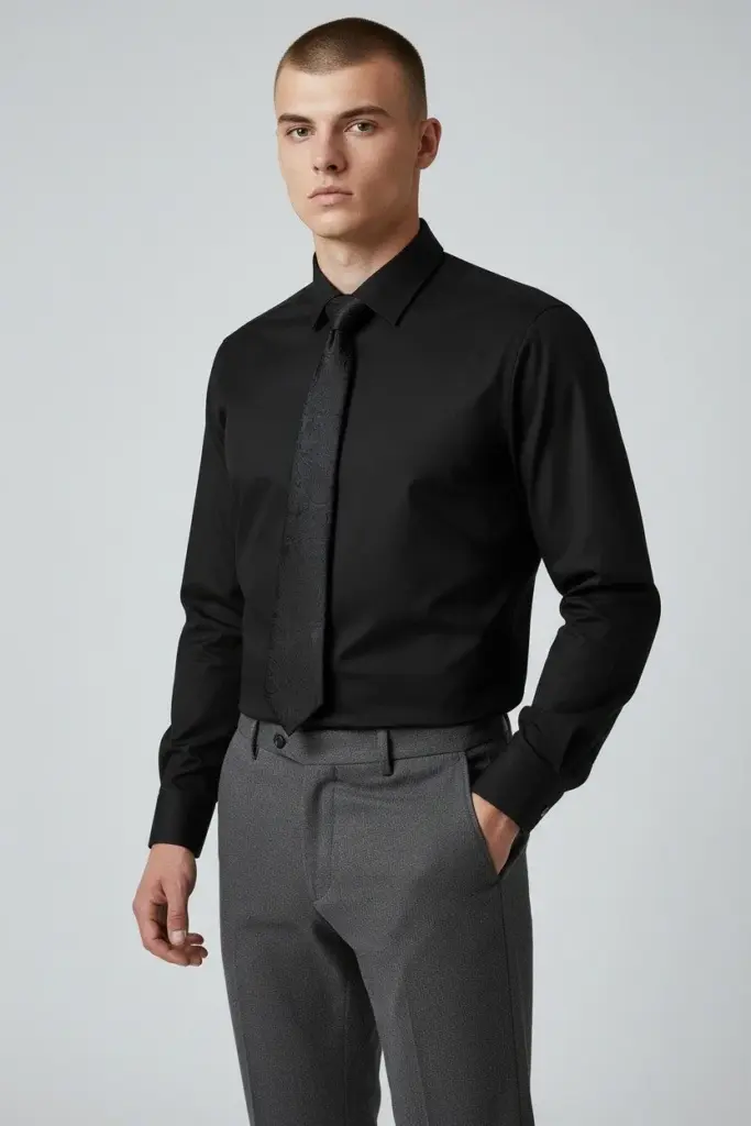 camasa neagra .