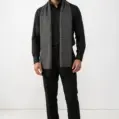 fular-barbati-labirint-imperial-gri-antracit-negru