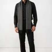fular-barbati-labirint-imperial-gri-antracit-negru