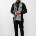 fular-elegant-barbati-cu-doua-fete-gri-inchis-si-gri-deschis