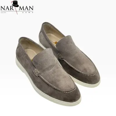 Loafers gri taupe