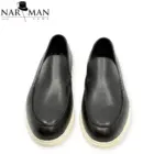 Loafers negru piele