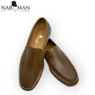 Loafers bărbătești maro ciocolatiu din piele naturală