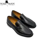 Loafers bărbătești negri din piele naturală