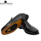 Loafers bărbătești negri din piele naturală