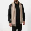fular-barbatesc-casmir-lana-bej-nisipiu