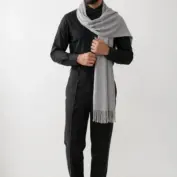 fular-barbatesc-casmir-lana-gri-deschis