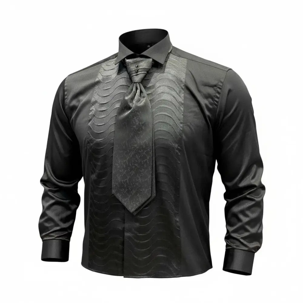 lavaliera-neagra-model-floral lavaliera-neagra-model-floral