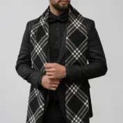 fular-elegant-barbati-cu-doua-fete-negru-si-bej