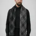 fular-barbatesc-doua-fete-geometric-elegance-negru-gri