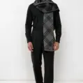 fular-barbatesc-doua-fete-geometric-elegance-negru-gri