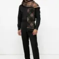 fular-elegant-barbati-cu-doua-fete-negru-si-maro