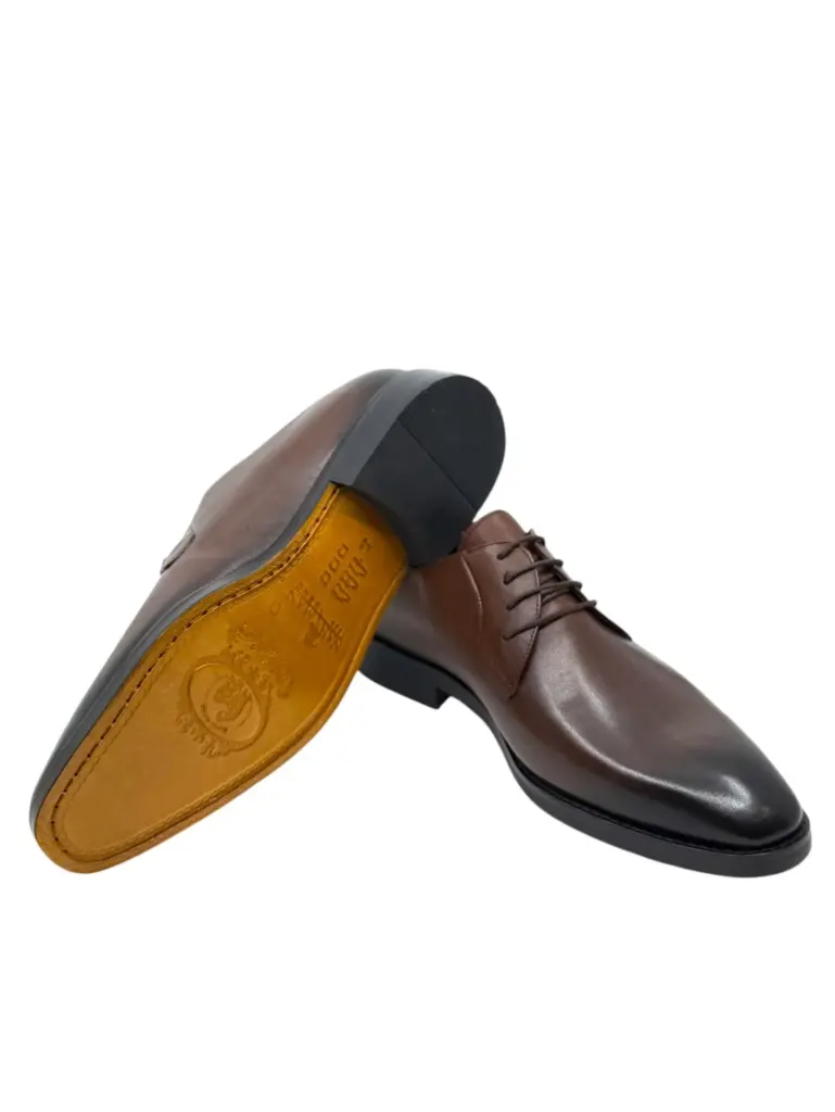 pantofi din piele maro