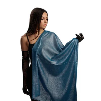 Esarfa de Matase Eleganta, EMF70 (Albastru)