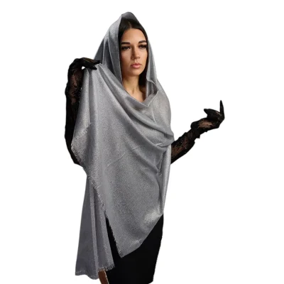 Esarfa de Matase Eleganta, EMF75 (Gri)