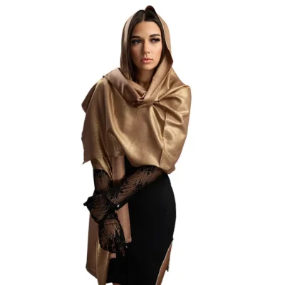 Esarfa de Matase Eleganta, EMF90 (Nude)