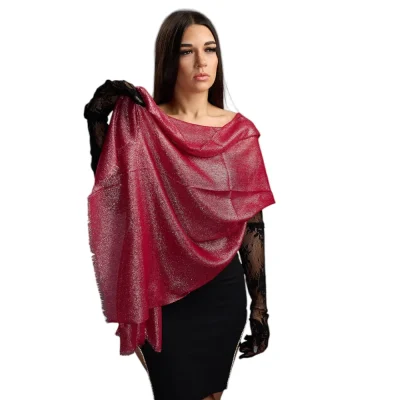 Esarfa de Matase Eleganta, EMF77 (Rosu)