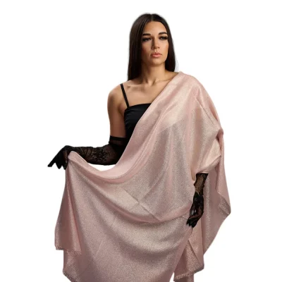 Esarfa de Matase Eleganta, EMF68 (Roz Pudra)