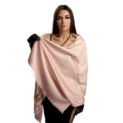 Esarfa de Matase Eleganta, EMF85 (Somon)