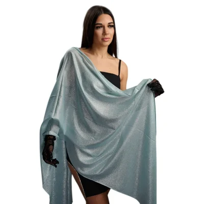 Esarfa de Matase Eleganta, EMF79 (Turcoaz)
